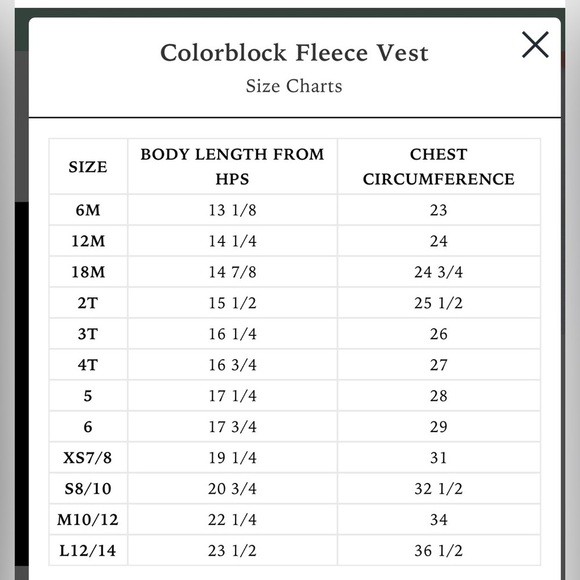 NWT Prodoh Fleece Colorblock Vest 18m - Picture 5 of 5